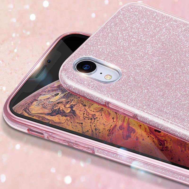 Glitter Shine Case Back Cover (Xiaomi Redmi 10C) pink