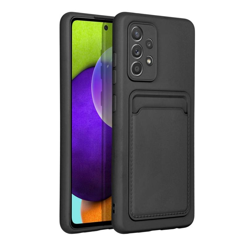 Forcell Card Back Case (Samsung Galaxy A52 / A52s) black