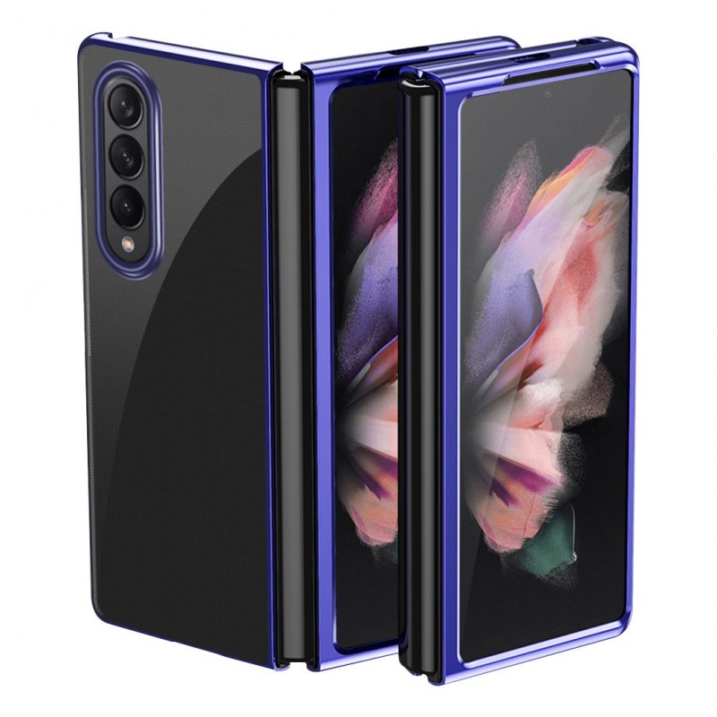 Hard Plated PC Case Back Cover (Samsung Galaxy Z Fold 3) blue