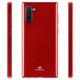 Goospery Jelly Case Back Cover (Samsung Galaxy Note 10) red