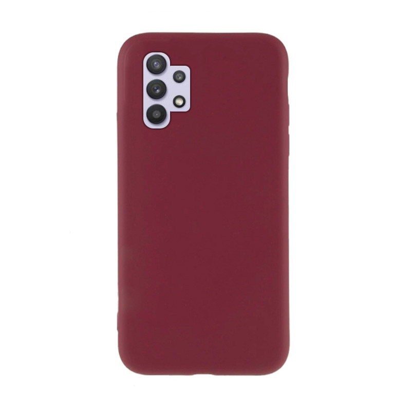 Soft Matt Case Back Cover (Samsung Galaxy A32 5G) burgundy