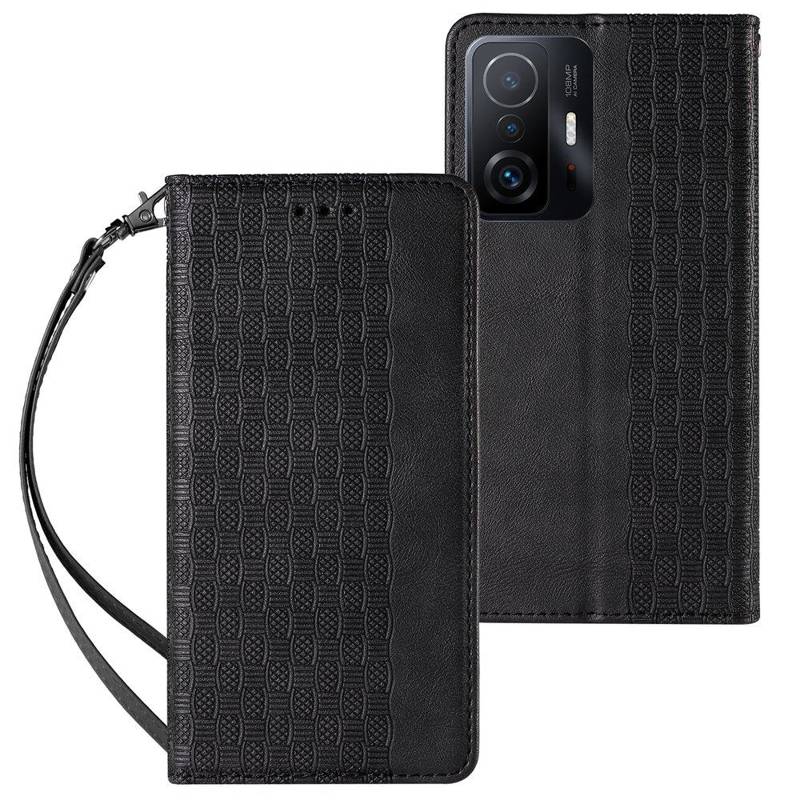 Magnet Wallet Strap Lanyard Book (Samsung Galaxy A13 5G / A04S) black