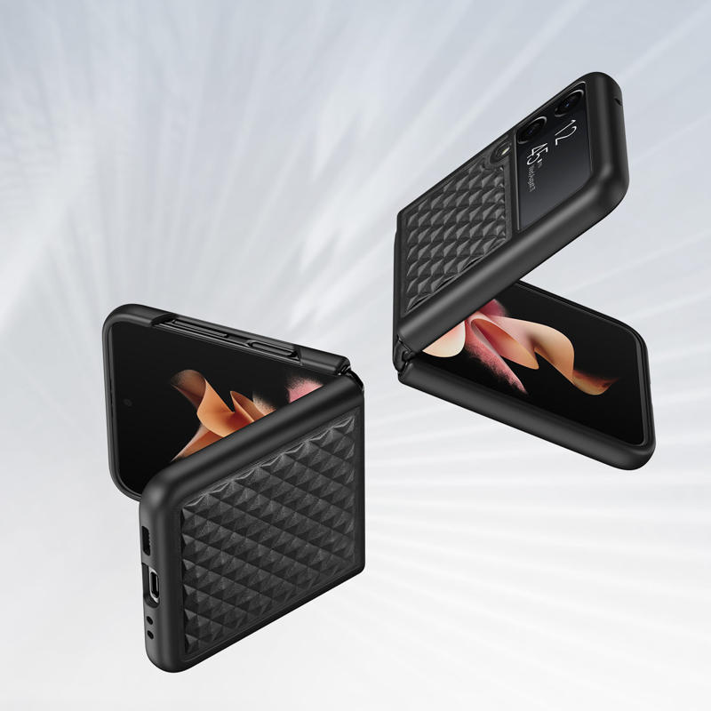 Dux Ducis Venice Leather Case (Samsung Galaxy Z Flip 3) black