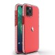 Spring Gel Case Back Cover (iPhone 12 / 12 Pro) pink