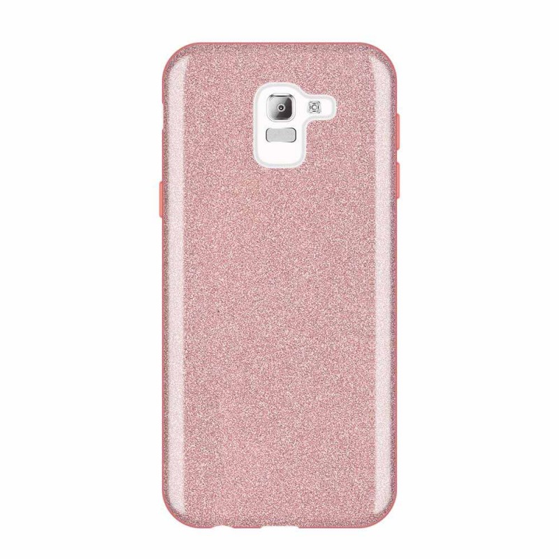 Wozinsky Glitter Case Back Cover (Samsung Galaxy J6 2018) light pink