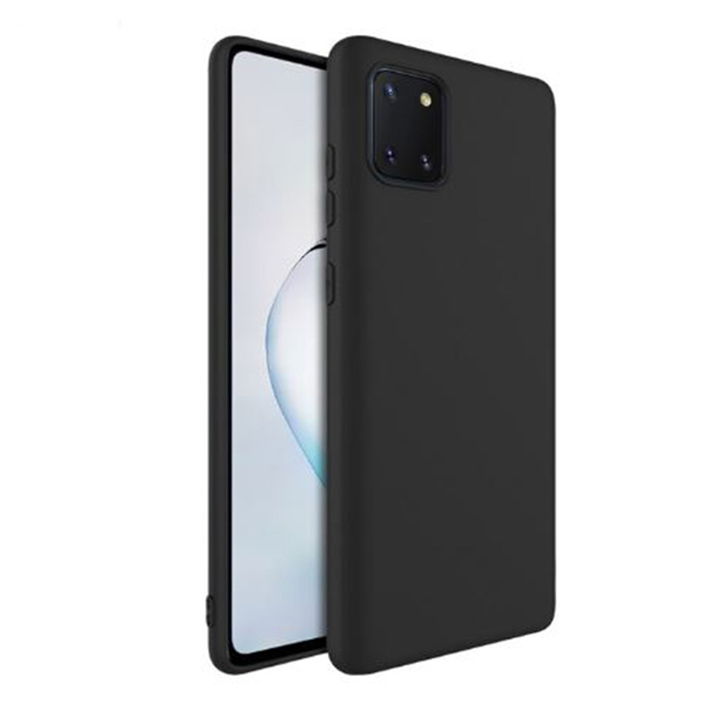Soft Matt Case Back Cover (Samsung Galaxy Note 10 Lite) black