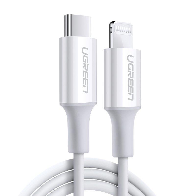 Ugreen Cable MFi Type-C / Lightning PD 1m 3A 18W (10493) white