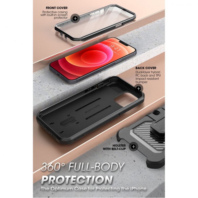 Supcase Unicorn Beetle Pro Case (iPhone 13 Pro) black