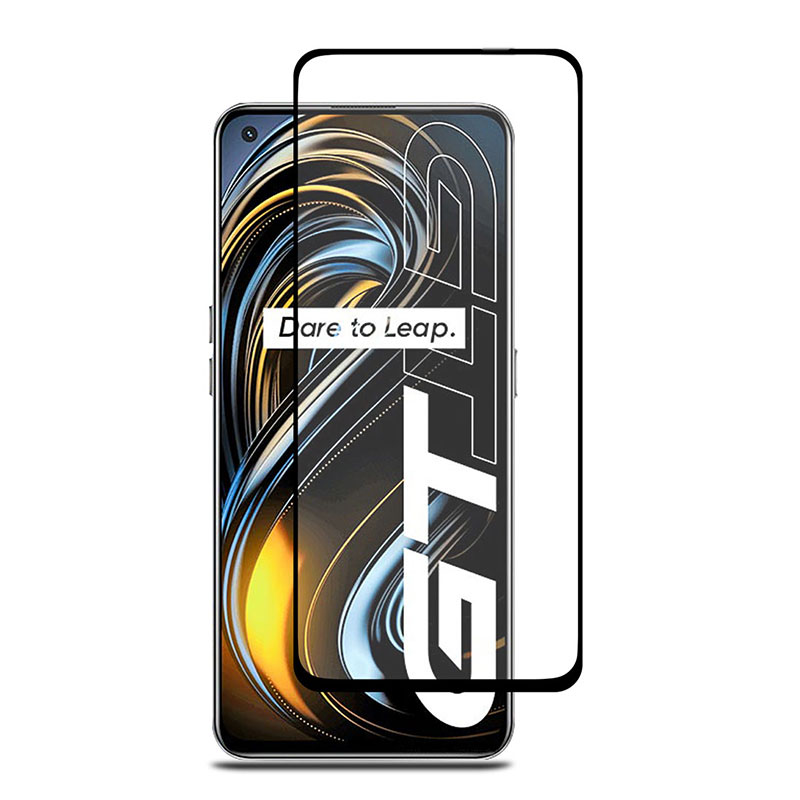 Tempered Glass 5D Full Glue And Coveraged (Realme GT 5G) black