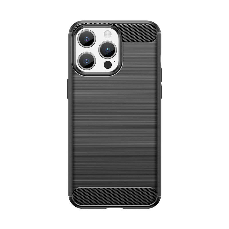 Carbon Case Back Cover (iPhone 15 Pro Max) black