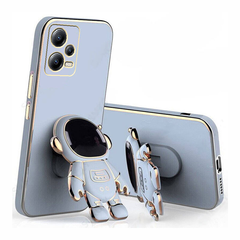 Astronaut 3D Silicone Back Cover Case (Xiaomi Redmi Note 12 Pro Plus) blue
