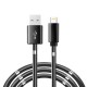 Magnetic Cable Lightning 2,4A C683 (black) 1m