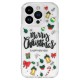 Christmas Back Cover Case (iPhone 13 Pro Max) D3 clear green ornaments