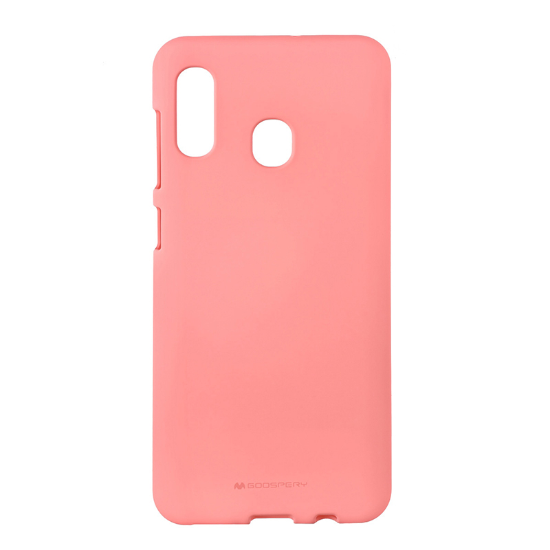 Goospery Soft Feeling Back Cover (Samsung Galaxy A20E) pink
