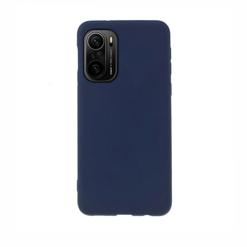 Soft Matt Case Back Cover (Xiaomi Poco F3 / Mi 11i) dark-blue