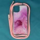 Glitter Cord Case με Κορδόνι Back Case (iPhone 11 Pro) pink