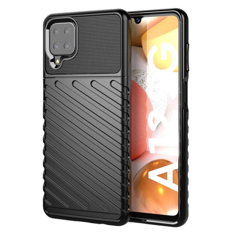 Anti-shock Thunder Case Rugged Cover (Samsung Galaxy A22 4G) black