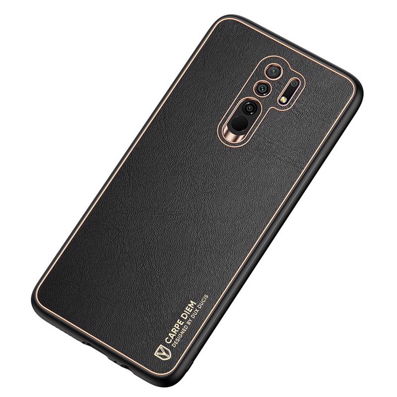 DUX DUCIS Yolo Elegant Leather Back Cover (Xiaomi Redmi 9) black