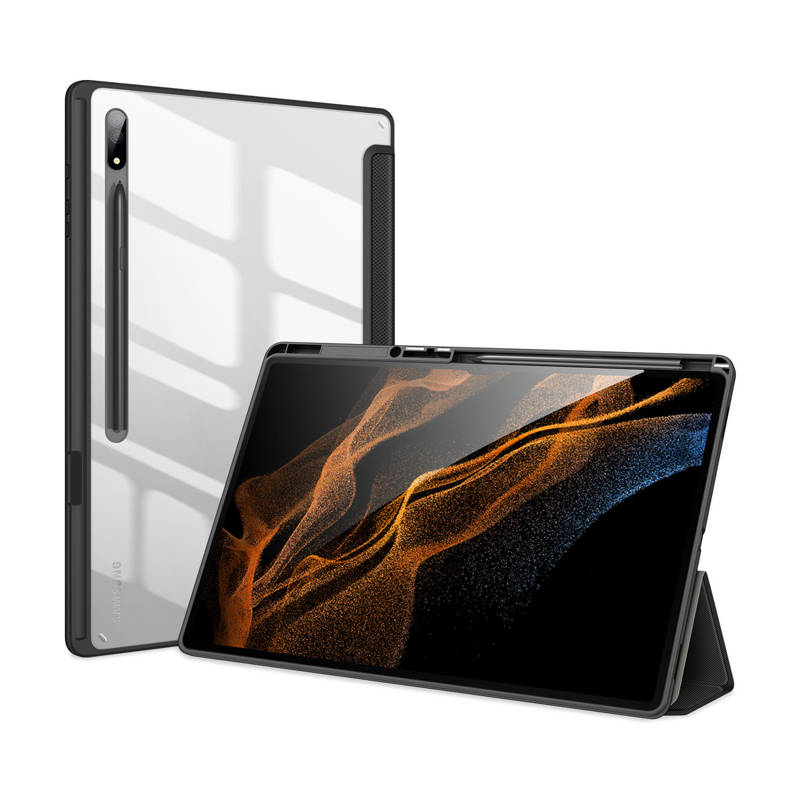 Dux Ducis Toby Book Case με Θήκη για Στυλό (Samsung Galaxy Tab S8 Ultra) black
