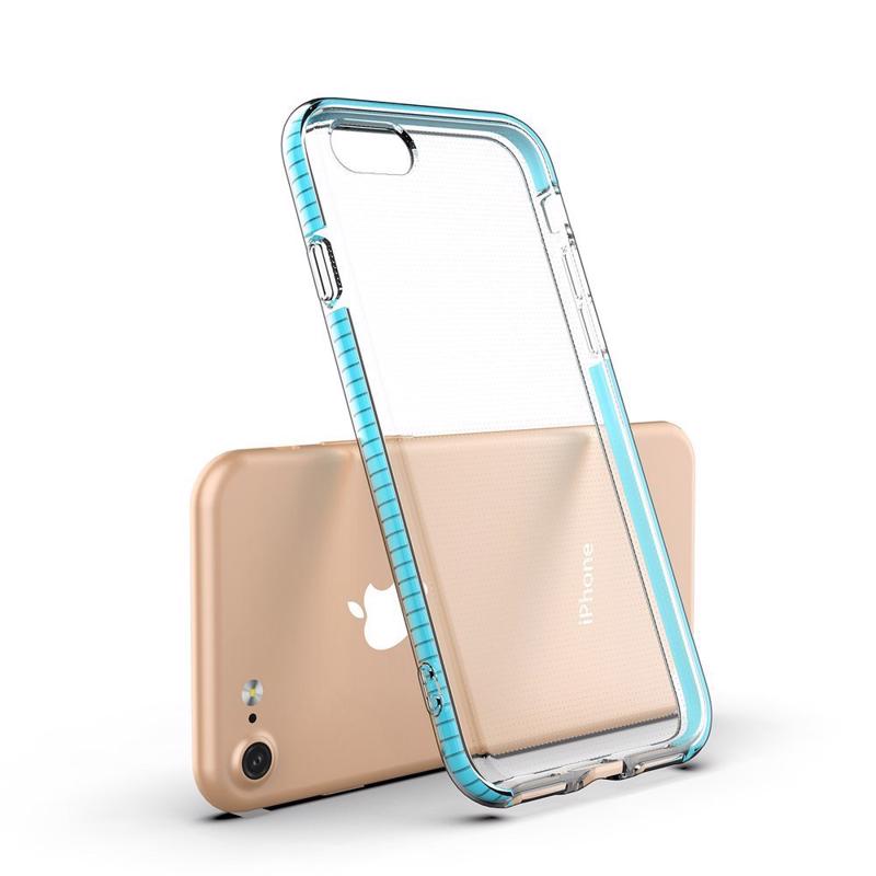 Spring Gel Case Back Cover (iPhone SE 2 / 8 / 7) light-blue