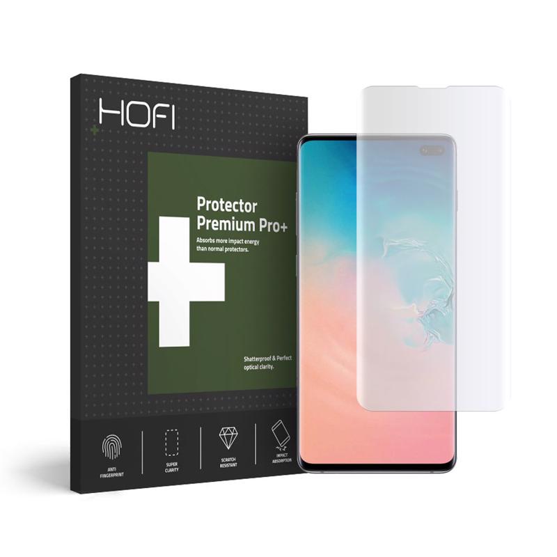 Hofi UV 9H Tempered Glass Full Coveraged (Samsung Galaxy S10 Plus) clear