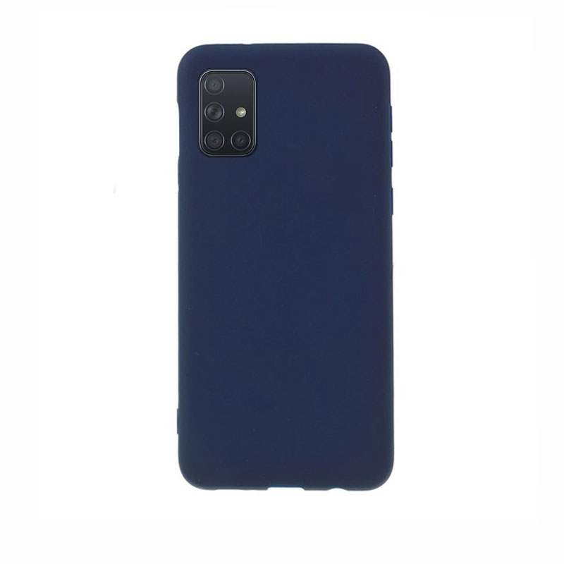 Soft Matt Case Back Cover (Samsung Galaxy A71) dark-blue