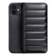 Puffer Book Leather Case (iPhone 12 / 12 Pro) black