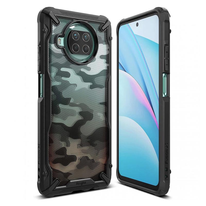 Ringke Fusion-X Back Case (Xiaomi Mi 10T Lite) camo black (XDXI0020)