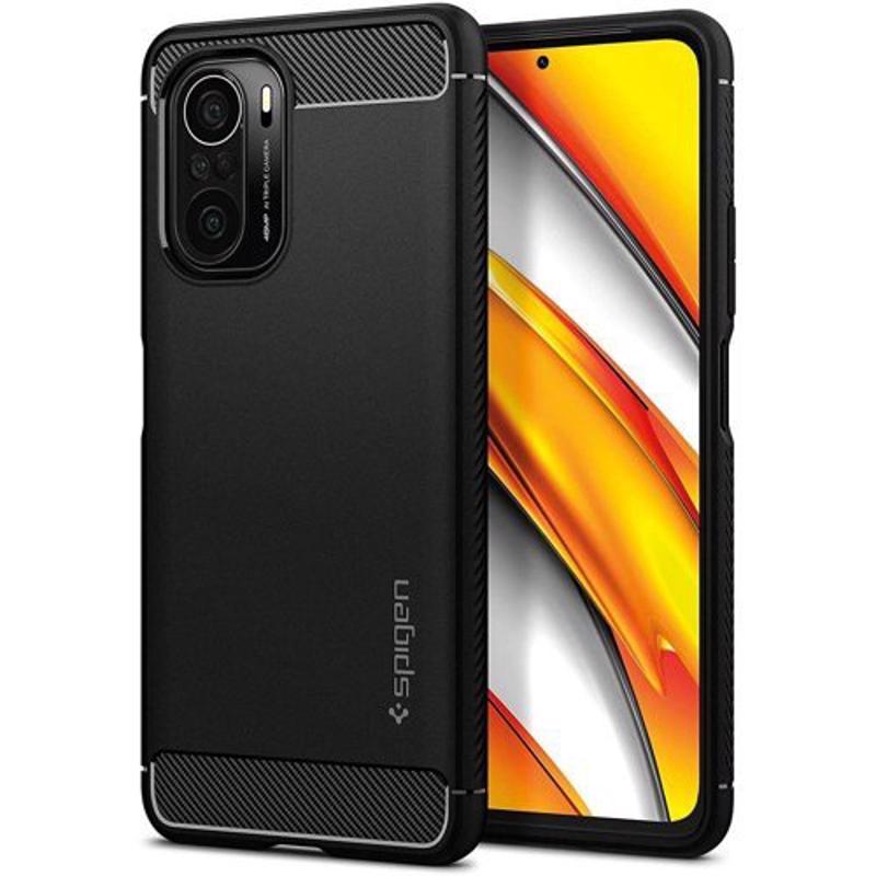 Spigen® Rugged Armor™ ACS03006 Case (Xiaomi Poco F3 / Mi 11i) matte black