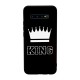 Art Matt KING Case Back Cover (Samsung Galaxy S10) black