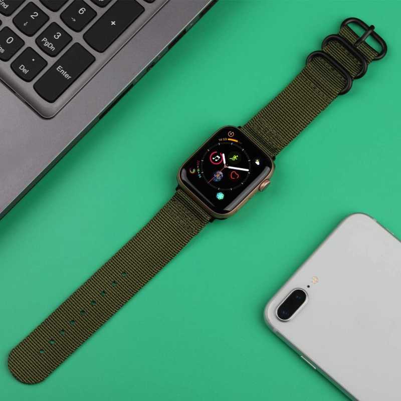 Tech-Protect Scout Λουράκι Υφασμάτινο (Apple Watch All Models) (42/44/45/49mm) green