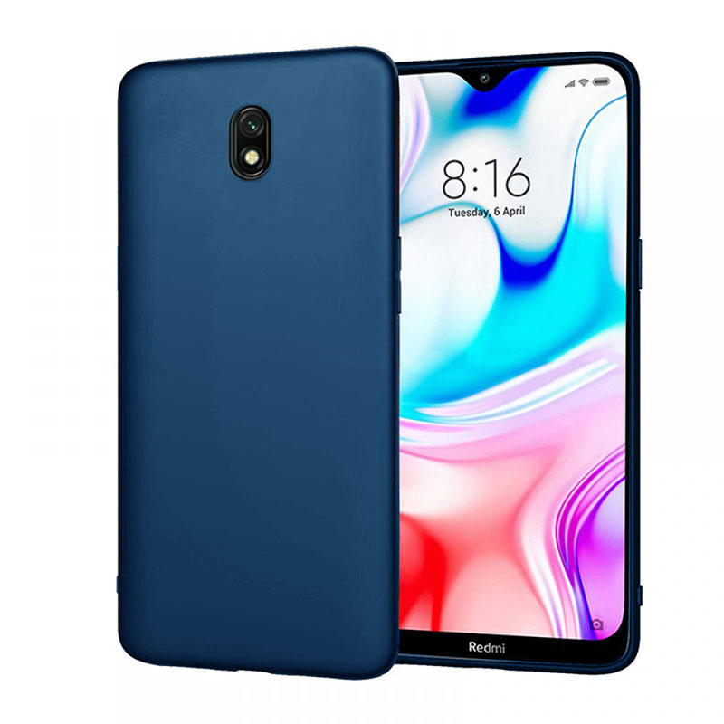 Soft Matt Case Back Cover (Xiaomi Redmi 8A) blue