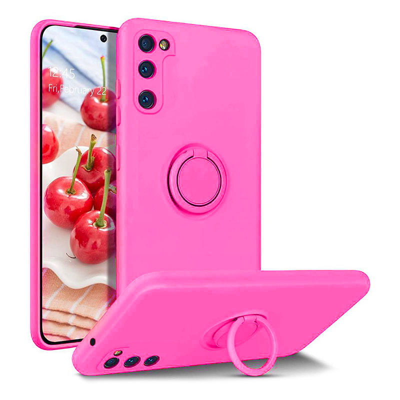 Finger Grip Case Back Cover (Samsung Galaxy S22 Plus) pink