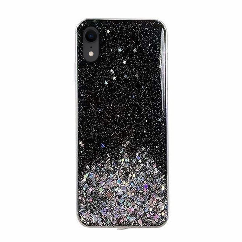 Wozinsky Star Glitter Shining Cover (iPhone XR) black