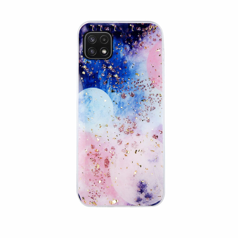 Gold Glam Back Cover Case (Samsung Galaxy A22 5G) galactic