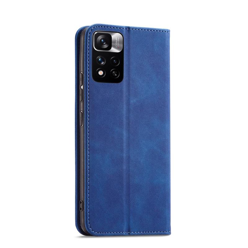 Magnet Card Wallet Case (Xiaomi Redmi Note 11 / 11S 4G) blue