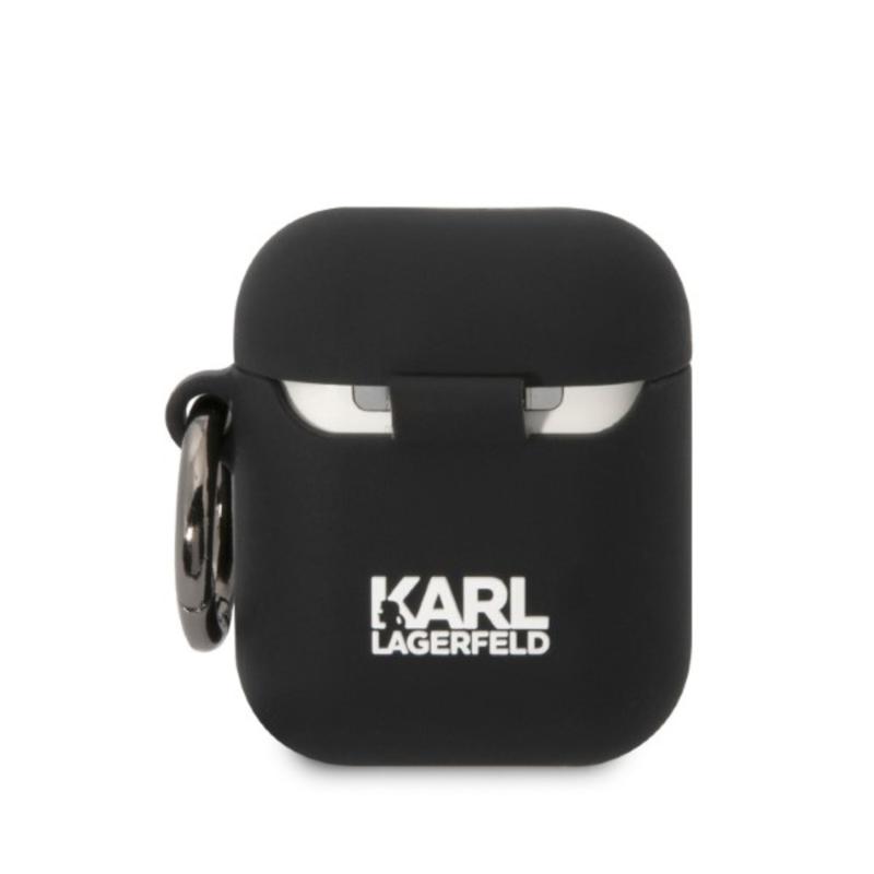 Karl Lagerfeld® 3D NFT Karl Silicone Case (Apple Airpods 1 / 2) black