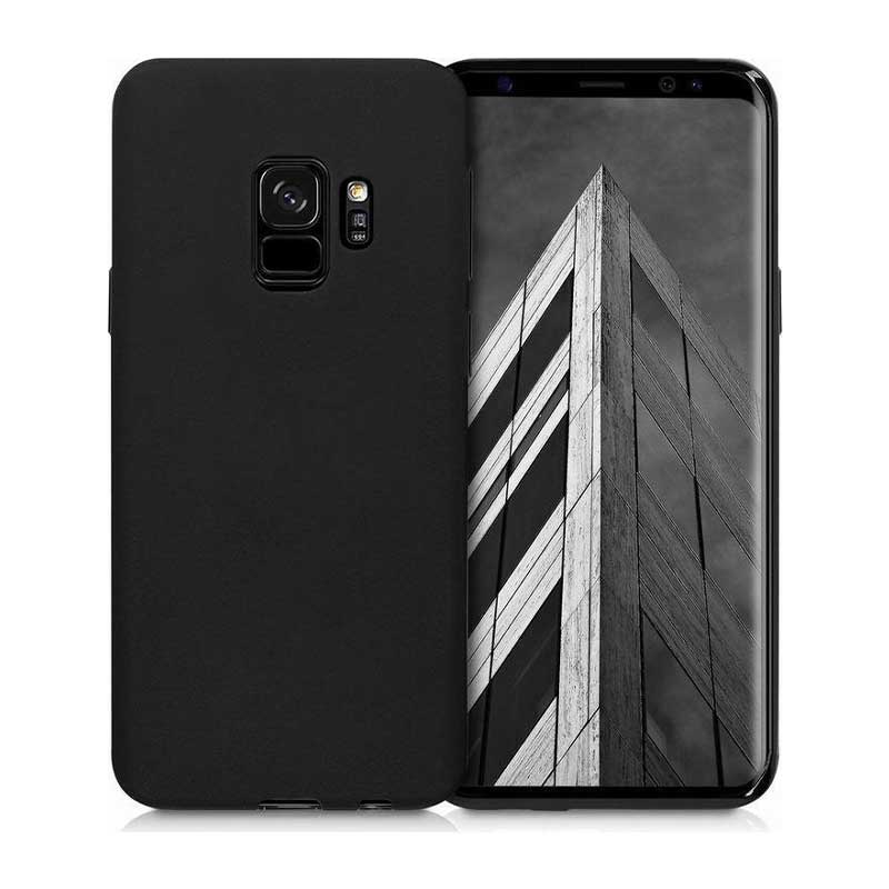 Soft Matt Case Back Cover (Samsung Galaxy S9 Plus) black