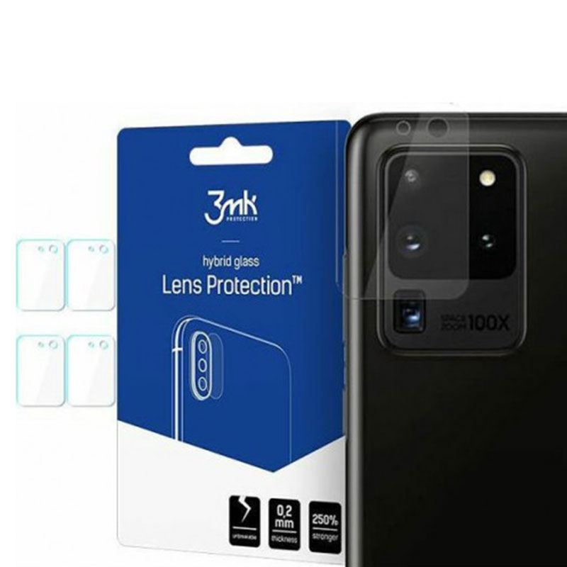 3MK Flexible Camera Lens Protector (Samsung Galaxy S20 Plus) 4pcs set