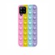 Bubble Pop It Back Case (Samsung Galaxy A22 4G) pink-yellow-sky-purple 3