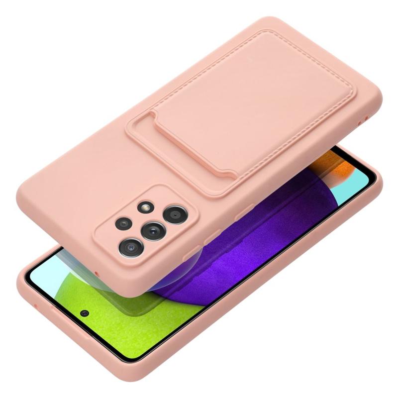 Forcell Card Back Case (Samsung Galaxy A52 / A52s) pink
