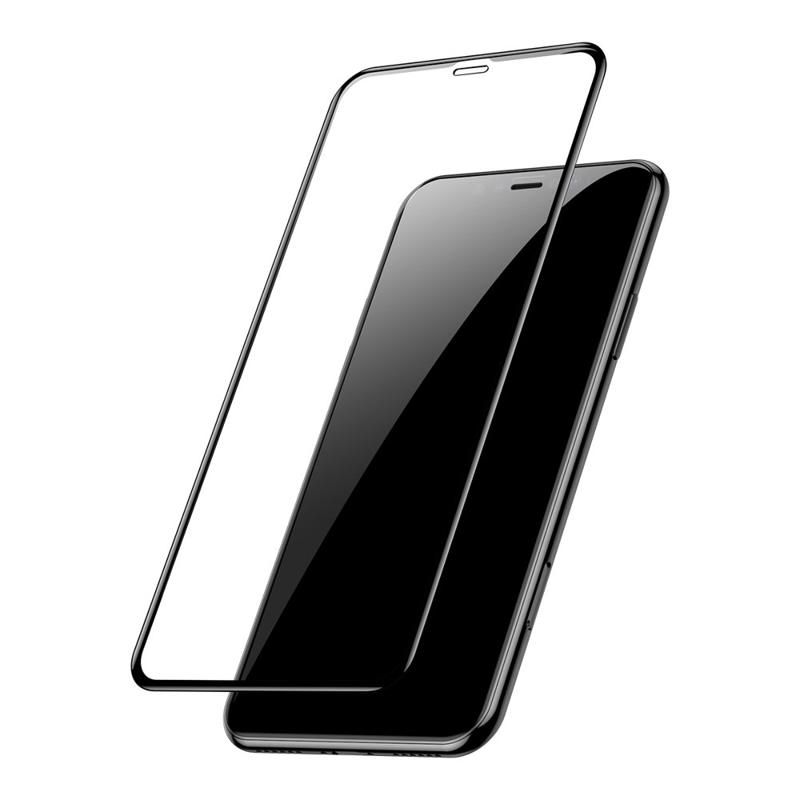 Baseus 2x 0.3mm 3D Full Cover Glass (iPhone 11 Pro / XS / X) black (KC01)