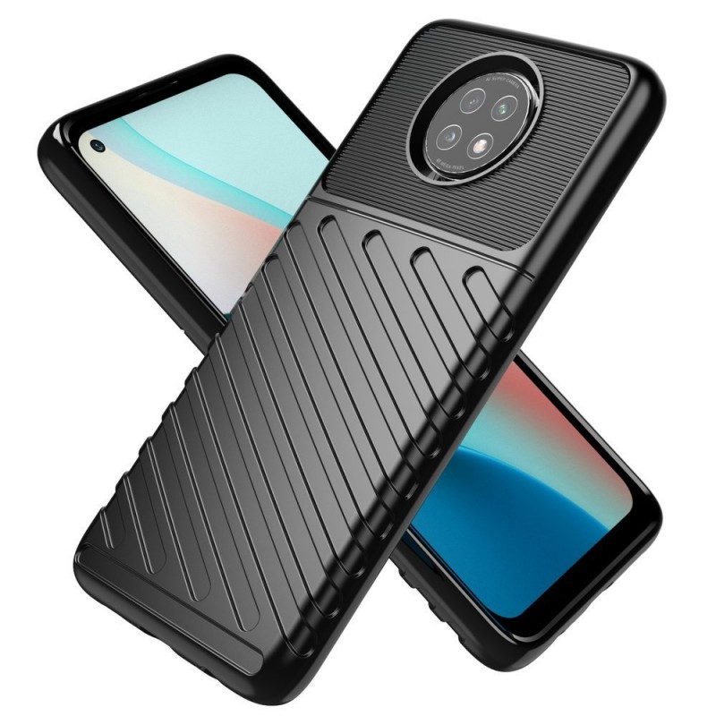 Anti-shock Thunder Case Rugged Cover (Xiaomi Redmi Note 9T) black