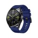 Strap One Line Λουράκι Σιλικόνης (Huawei Watch GT 3) (46mm) navy-blue