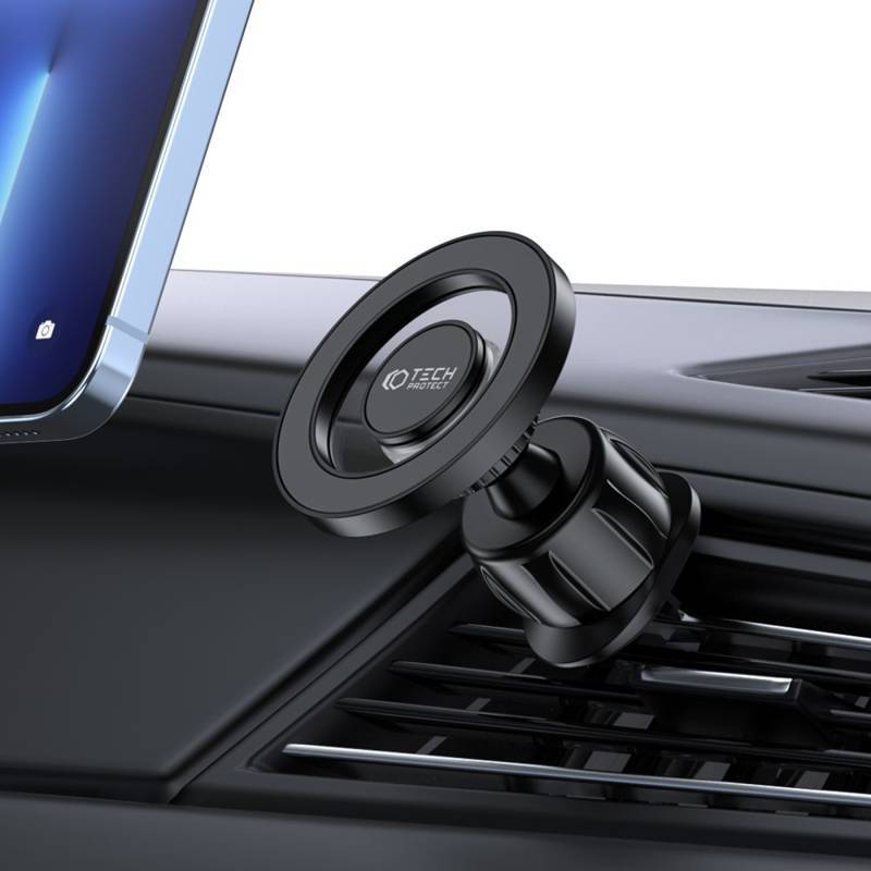 Tech-Protect N51 Magnetic Magsafe Βάση Στήριξης για Αεραγωγό Αυτοκινήτου (black)