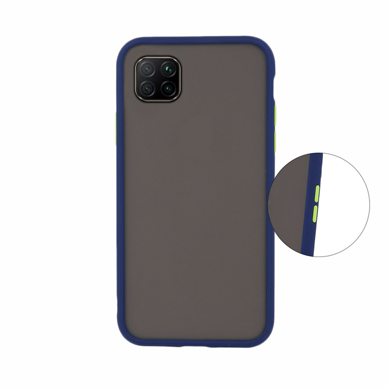 Colored Buttons Case Back Cover (Huawei P40 Lite) blue