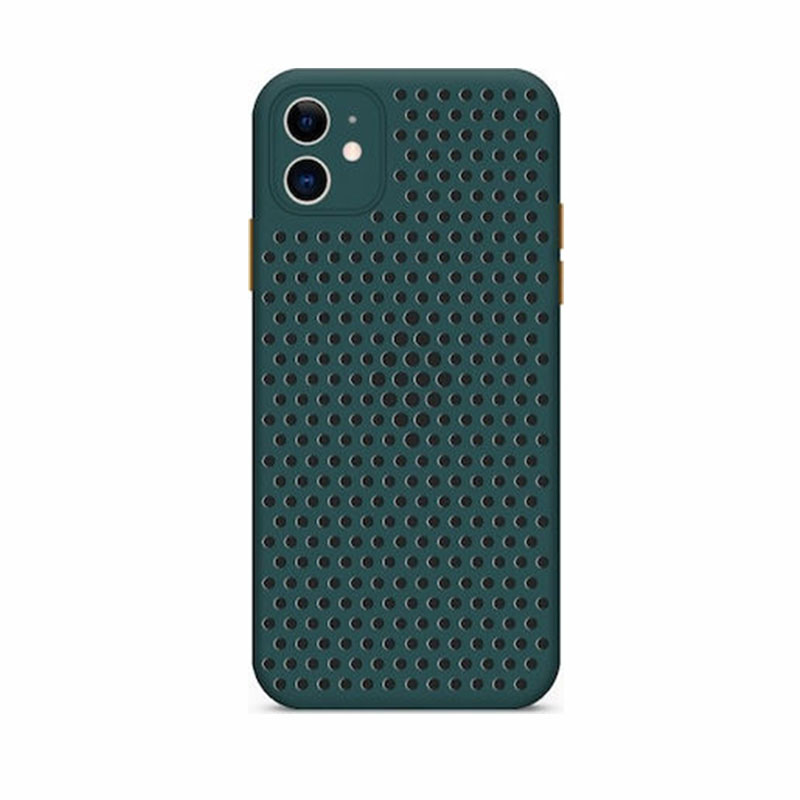 Breath Case Back Cover (iPhone 11) green