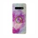 Marble Ring Case Back Cover (Samsung Galaxy S10) pink