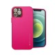 Goospery i-Jelly Case Back Cover (iPhone 12 Mini) pink