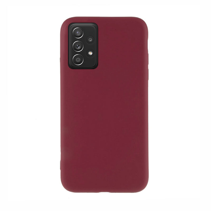 Soft Matt Case Back Cover (Samsung Galaxy A72) burgundy